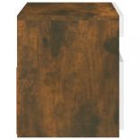 füstös tölgy színű TV-szekrény LED-világítással 60 x 35 x 40 cm