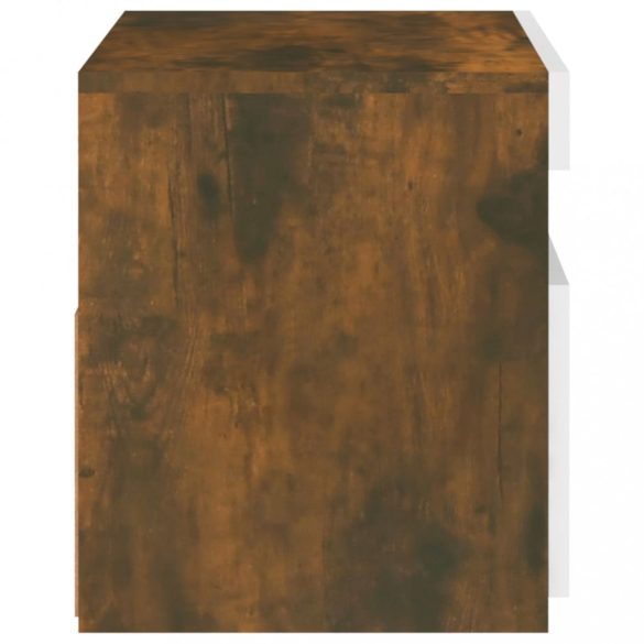 füstös tölgy színű TV-szekrény LED-világítással 60 x 35 x 40 cm