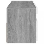 2 db szürke sonoma színű TV-szekrény LED-ekkel 60 x 35 x 40 cm