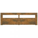 füstös tölgy színű TV-szekrény LED-ekkel 120 x 35 x 40 cm