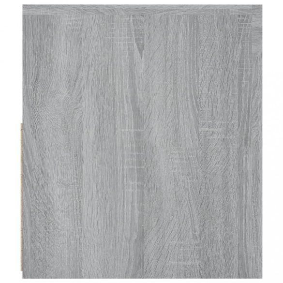 szürke sonoma színű TV-szekrény LED-lámpákkal 120 x 35 x 40 cm