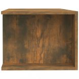 füstös tölgy színű TV-szekrény LED-ekkel 135 x 39 x 30 cm