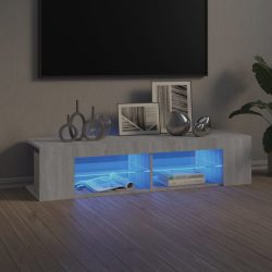   szürke sonoma színű TV-szekrény LED-lámpákkal 135 x 39 x 30 cm