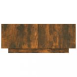 füstös tölgy színű szerelt fa TV-szekrény 100 x 35 x 40 cm