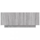 szürke sonoma színű szerelt fa TV-szekrény 100 x 35 x 40 cm
