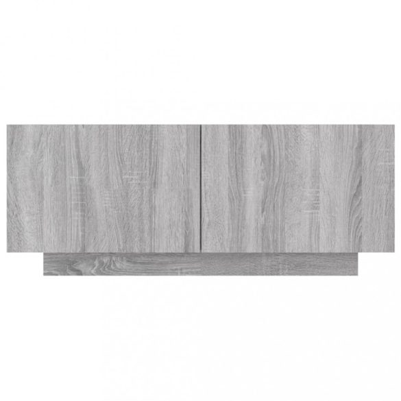szürke sonoma színű szerelt fa TV-szekrény 100 x 35 x 40 cm
