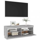 szürke sonoma TV-szekrény LED-lámpákkal 100 x 35 x 40 cm