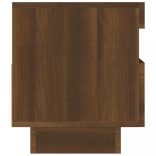 barna tölgyszínű TV-szekrény LED-világítással 80 x 35 x 40 cm