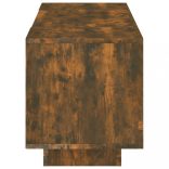 füstös tölgy színű TV-szekrény LED-világítással 160x35x40 cm