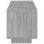 szürke sonoma színű TV-szekrény LED-lámpákkal 160x35x40 cm