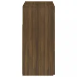 barna tölgyszínű tálalószekrény LED-ekkel 80 x 35 x 75 cm