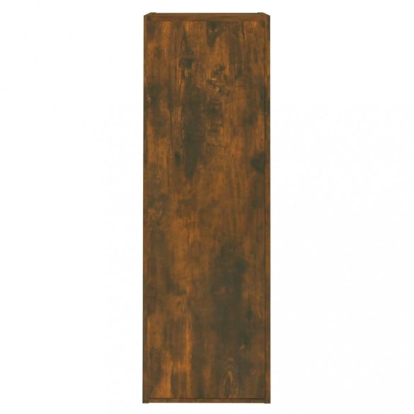 füstös tölgy színű szerelt fa TV-szekrény 30,5x30x90 cm