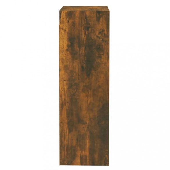 füstös tölgy színű szerelt fa TV-szekrény 30,5x30x90 cm