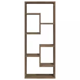 barna tölgyszínű szerelt fa fali polc 36 x 16 x 90 cm