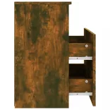 2 db füstös tölgy színű éjjeliszekrény 50 x 32 x 60 cm