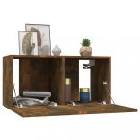 | TV szekrény garnitúra | 2 pcs Barna 60 x 30 x 30 cm Faanyag