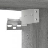 szürke sonoma színű szerelt fa függő TV-szekrény 60x30x30 cm