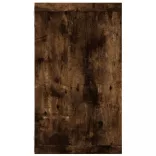 2 db füstös tölgy színű szerelt fa fali kockapolc 80x15x26,5 cm