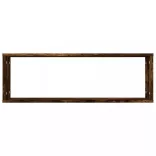 4 db füstös tölgy színű szerelt fa fali kockapolc 80x15x26,5 cm