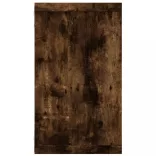 4 db füstös tölgy színű szerelt fa fali kockapolc 80x15x26,5 cm