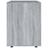 szürke sonoma színű szerelt fa kerekes szekrény 60 x 53 x 72 cm