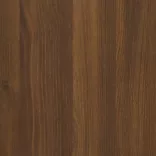 3 db barna tölgy szerelt fa kisasztal