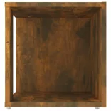 füstös tölgy színű szerelt fa kisasztal 33 x 33 x 34,5 cm