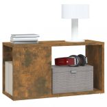 füstös tölgy színű szerelt fa TV-szekrény 60 x 24 x 32 cm