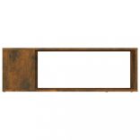 füstös tölgy színű szerelt fa fali TV-szekrény 100 x 24 x 32 cm