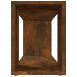 füstös tölgy színű szerelt fa fali TV-szekrény 100 x 24 x 32 cm