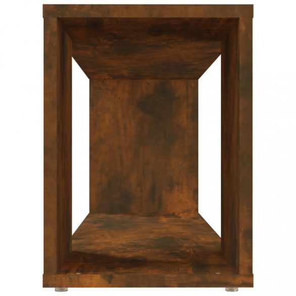 füstös tölgy színű szerelt fa fali TV-szekrény 100 x 24 x 32 cm