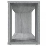 szürke sonoma színű szerelt fa TV-szekrény 100x24x32 cm