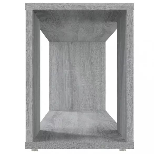 szürke sonoma színű szerelt fa TV-szekrény 100x24x32 cm