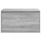 szürke sonoma színű szerelt fa előszobapad 80 x 40 x 45 cm