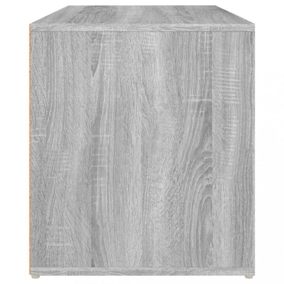 szürke sonoma színű szerelt fa előszobapad 80 x 40 x 45 cm