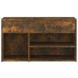 füstös tölgy színű cipőtároló pad 80 x 30 x 45 cm