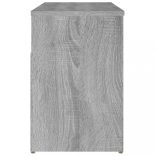 szürke sonoma színű cipőtároló pad 80 x 30 x 45 cm