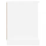 fehér szerelt fa TV-szekrény 73 x 35,5 x 47,5 cm