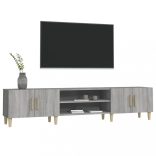 szürke sonoma színű szerelt fa TV-szekrény 180 x 31,5 x 40 cm