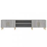 szürke sonoma színű szerelt fa TV-szekrény 180 x 31,5 x 40 cm