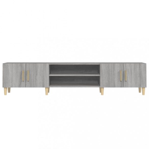 szürke sonoma színű szerelt fa TV-szekrény 180 x 31,5 x 40 cm