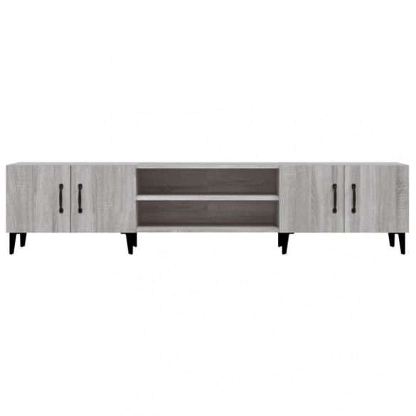 szürke sonoma színű szerelt fa TV-szekrény 180 x 31,5 x 40 cm