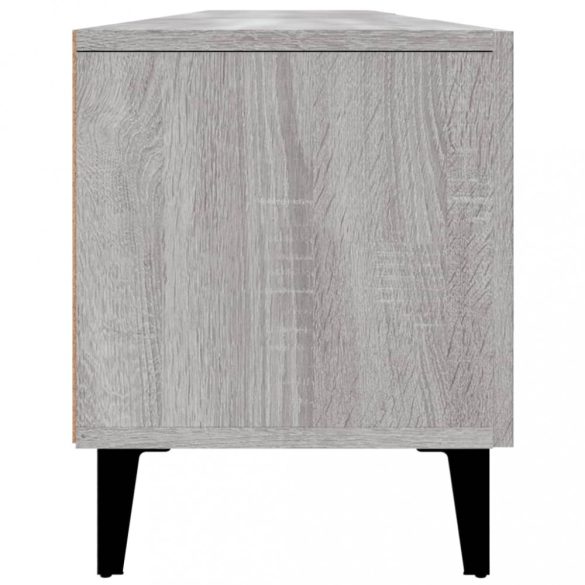 szürke sonoma színű szerelt fa TV-szekrény 180 x 31,5 x 40 cm