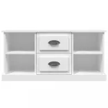 fehér szerelt fa TV-szekrény 99,5x35,5x48 cm