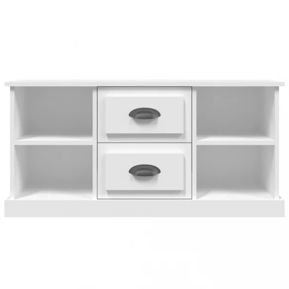 fehér szerelt fa TV-szekrény 99,5x35,5x48 cm