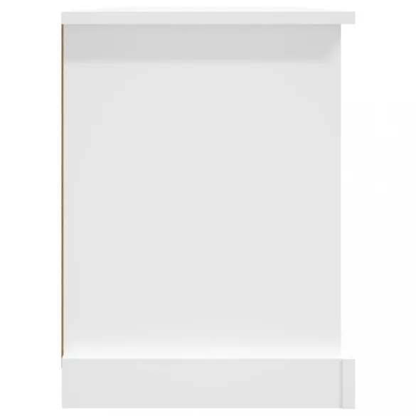 fehér szerelt fa TV-szekrény 99,5x35,5x48 cm