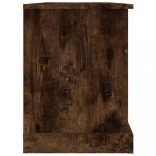 füstös tölgy színű szerelt fa TV-szekrény 99,5x35,5x48 cm