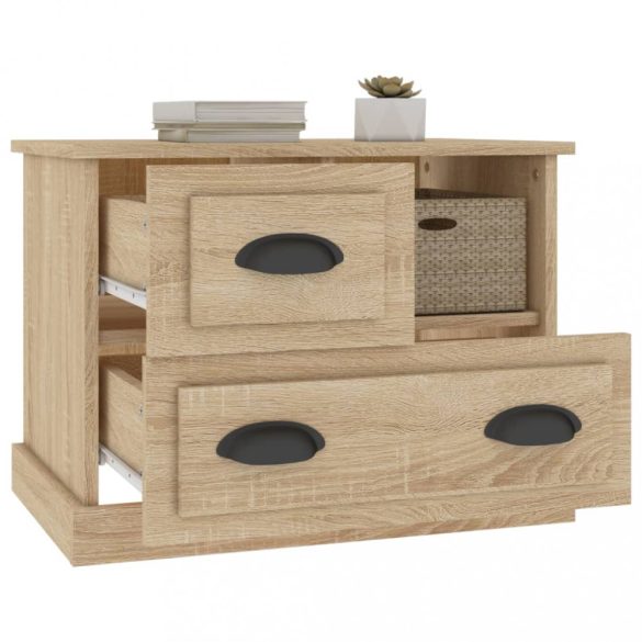 sonoma tölgy színű éjjeliszekrény 60x39x45 cm