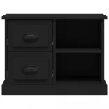 fekete éjjeliszekrény 60x35,5x45 cm