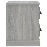 szürke sonoma színű éjjeliszekrény 60x35,5x45 cm